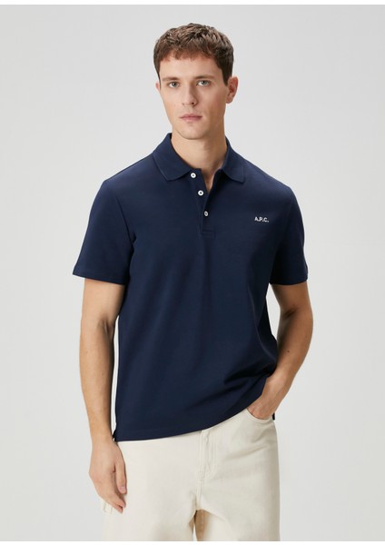 Lacivert Polo Yaka T-Shirt