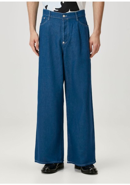 Baggy Fit Mavi Jean Pantolon fiyatları