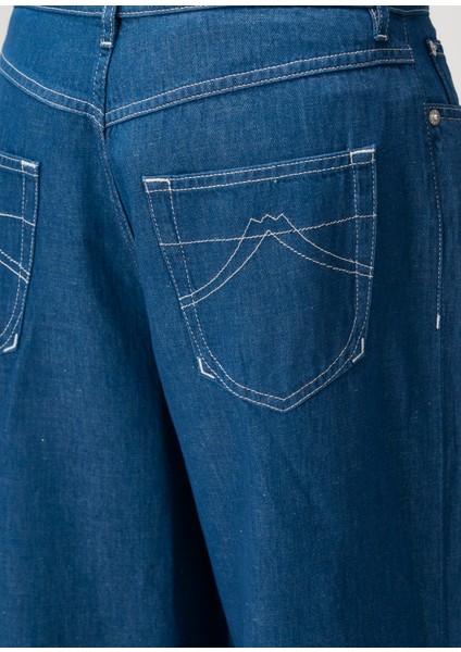 Baggy Fit Mavi Jean Pantolon indirimleri