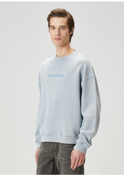 Mavi Organik Pamuk Sweatshirt modelleri