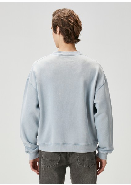 Mavi Organik Pamuk Sweatshirt fırsatları