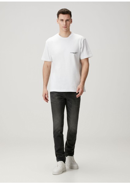 Slim Straight Fit Siyah Jean Pantolon