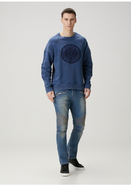 Mavi Logo Detaylı Sweatshirt fiyatları