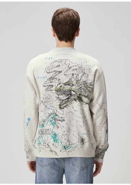Conflict Gri Sweatshirt