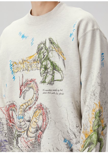 Conflict Gri Sweatshirt