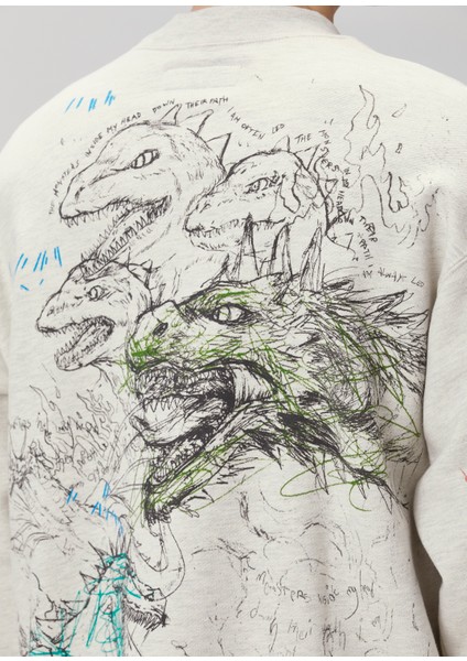 Conflict Gri Sweatshirt