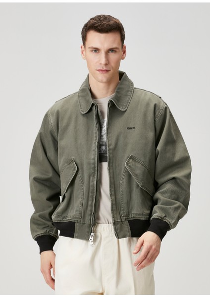 Haki Denim Ceket