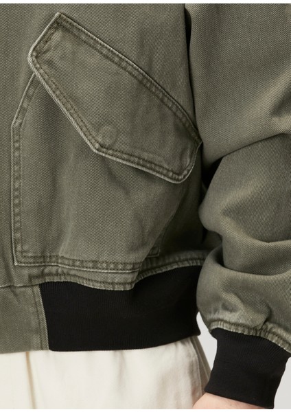 Haki Denim Ceket