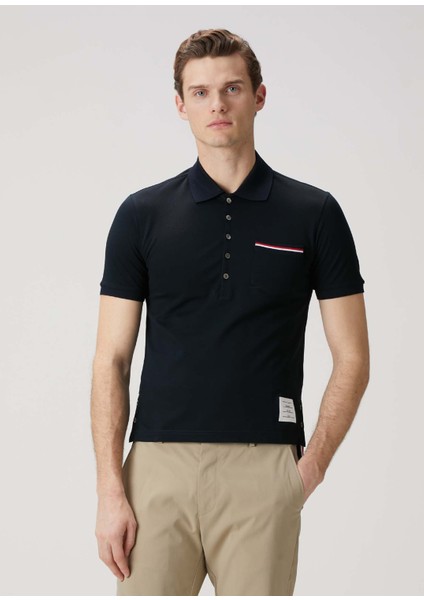 Lacivert Polo Yaka T-Shirt