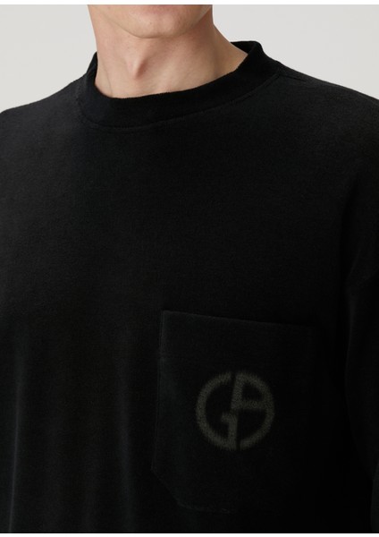 Siyah Logo Detaylı Sweatshirt indirimleri