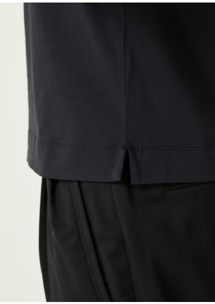 Lacivert Logo Baskılı T-Shirt indirimleri