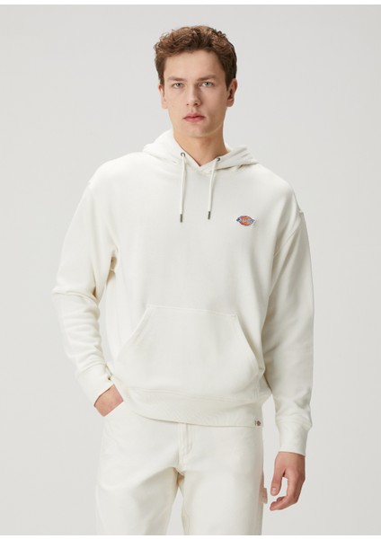 Millersburg Ekru Kapüşonlu Sweatshirt