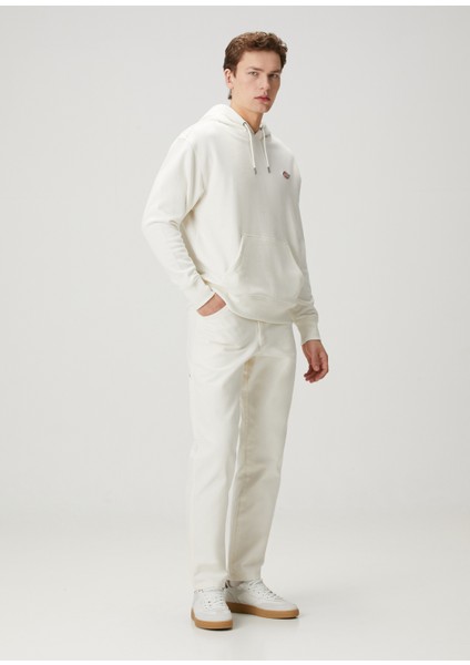 Millersburg Ekru Kapüşonlu Sweatshirt