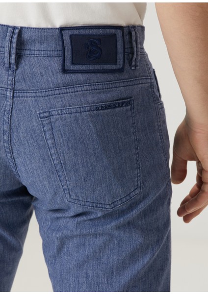 Mavi Keten Jean Pantolon indirimleri