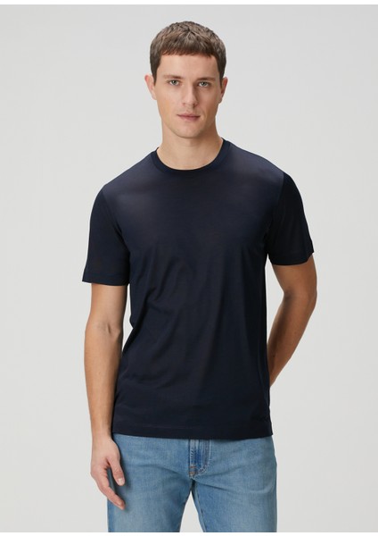 Lacivert Ipek T-Shirt