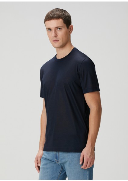 Lacivert Ipek T-Shirt