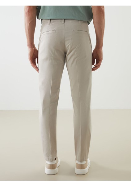 Yeni Sezon Standart Kalip Gabardin Erkek Chino Pantolon - S5FG90Z8