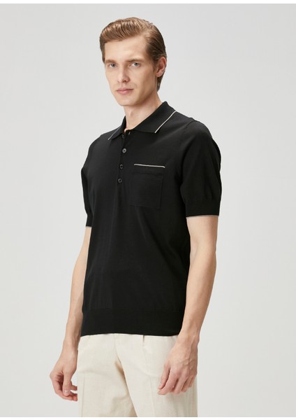 Siyah Polo Triko