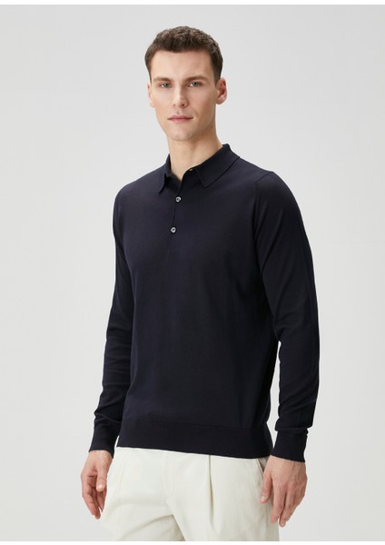 Bradwell Lacivert Polo Yaka Triko modelleri
