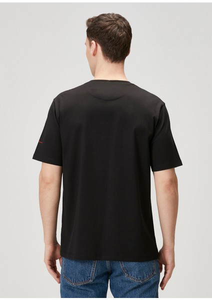 Siyah Organik Pamuk T-Shirt fırsatları