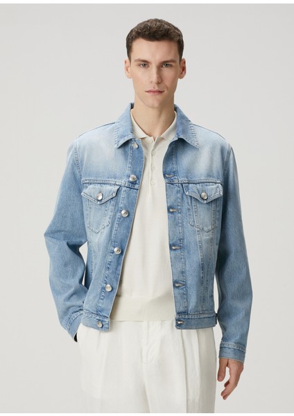 Açık Mavi Denim Ceket