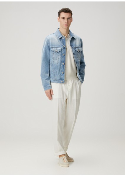 Açık Mavi Denim Ceket