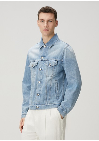 Açık Mavi Denim Ceket