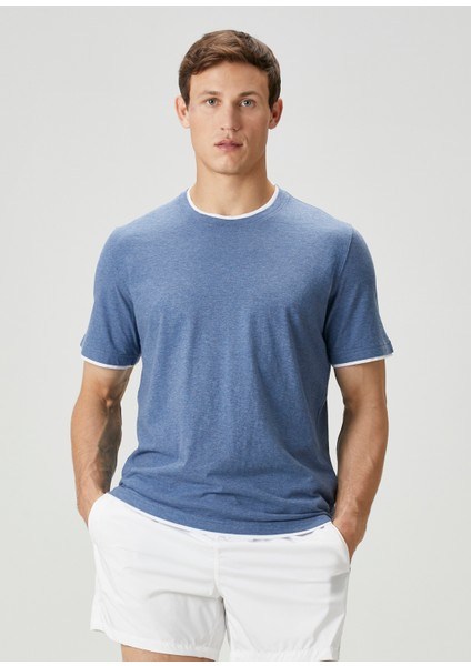 Duo Mavi Basic T-Shirt