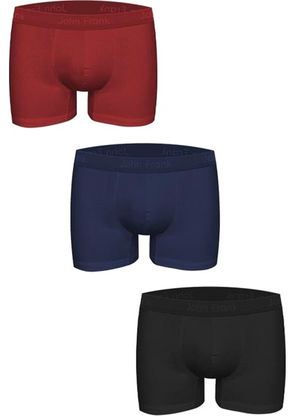 Çok Renkli 3lü Boxer Seti