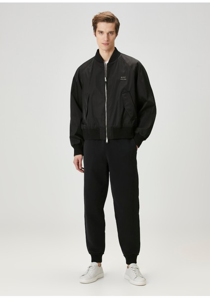 Siyah Bomber Ceket