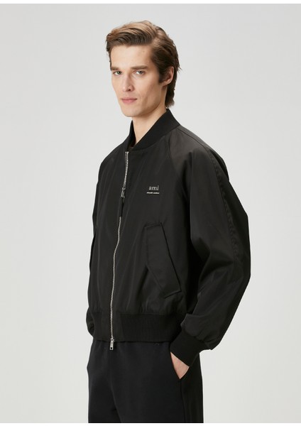 Siyah Bomber Ceket