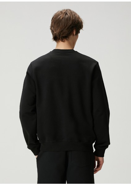 Pearl Diamond Siyah Organik Pamuk Sweatshirt fırsatları