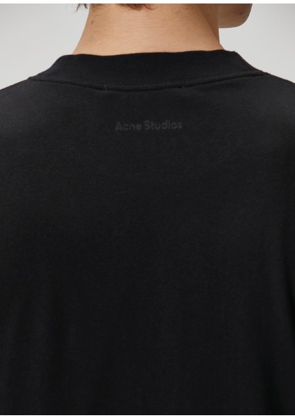 Siyah Animasyon Baskılı T-Shirt