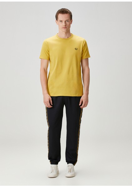 Regular Fit Ringer Sarı T-Shirt