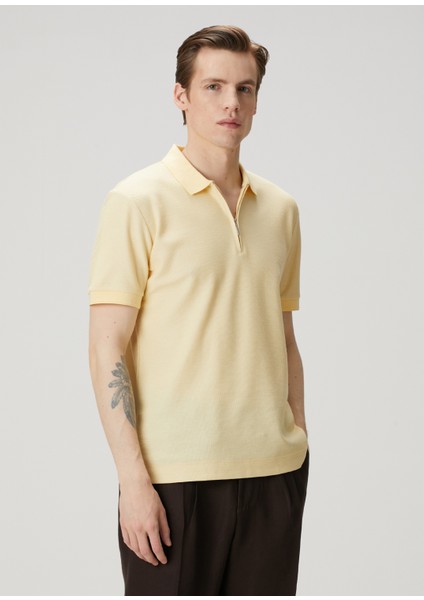 Sarı Polo Yaka T-Shirt modelleri