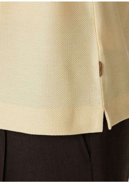 Sarı Polo Yaka T-Shirt