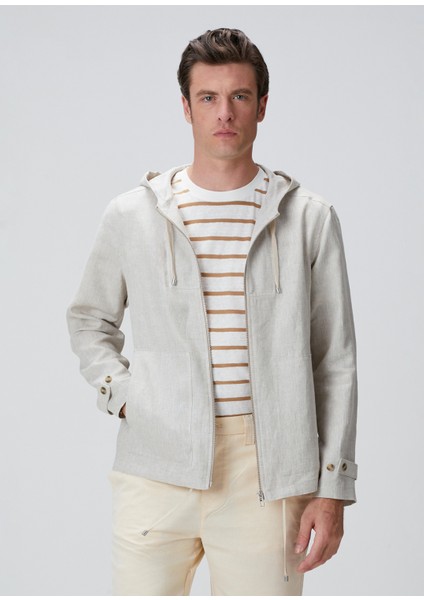 Naturel Keten Sweatshirt