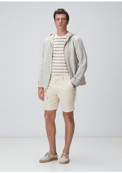 Naturel Keten Sweatshirt