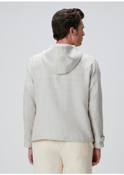 Naturel Keten Sweatshirt