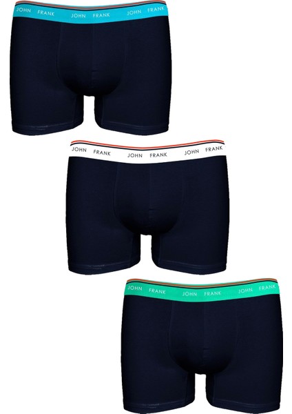 Basic Bright Logo Bantlı 3lü Boxer Seti