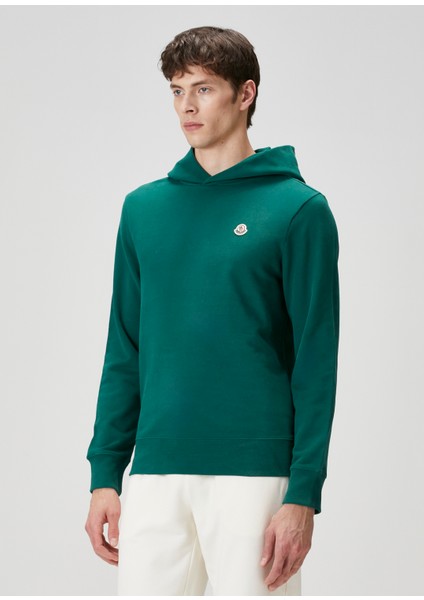 Yeşil Logo Patchli Sweatshirt modelleri
