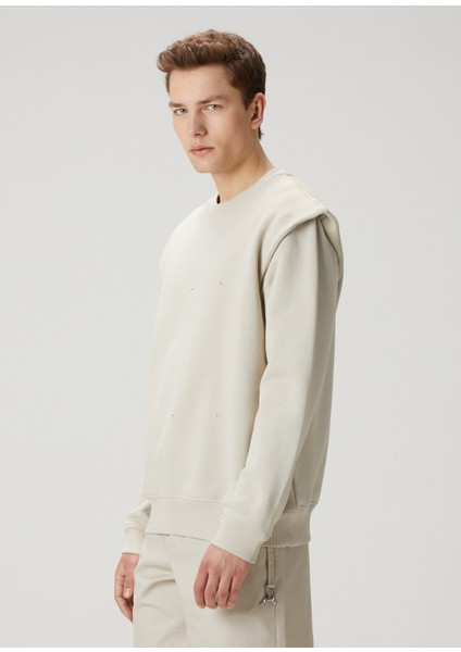 Kırık Beyaz Sweatshirt modelleri