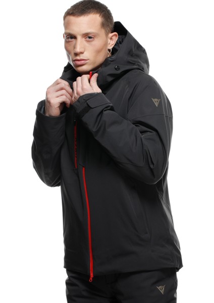 Etra Aerosense Dry Core Ready Siyah Kapüşonlu Erkek Snowboard Montu