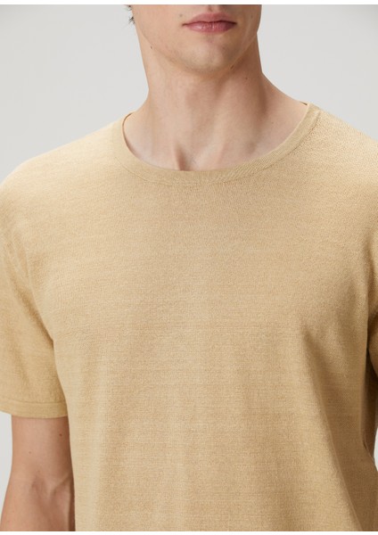 Bej Keten T-Shirt indirimleri