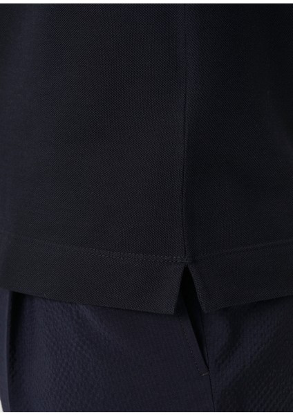 Lacivert Polo Yaka T-Shirt