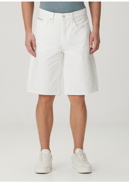 Relaxed Denim Şort