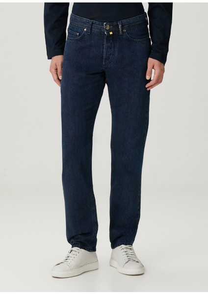 Lacivert Jean Pantolon
