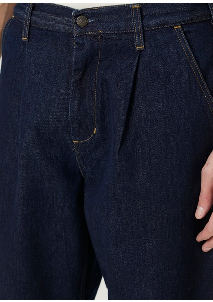 Jace Mavi Cropped Jean Pantolon