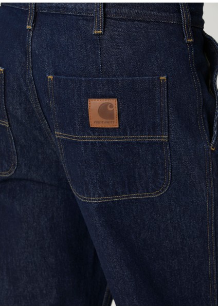 Jace Mavi Cropped Jean Pantolon