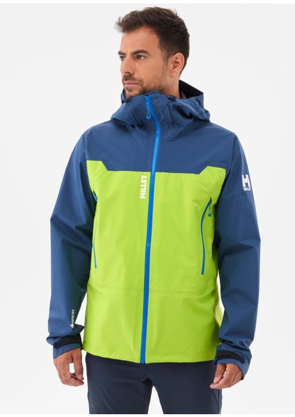 Kamet Light Gore-Tex® 3l Plain Kapüşonlu Erkek Spor Ceket